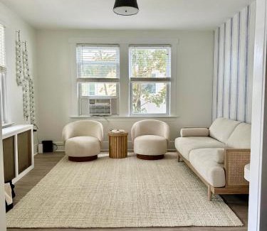 Asbury Park Apartment | Sea Breeze Charm Hot Tub and Near Beach