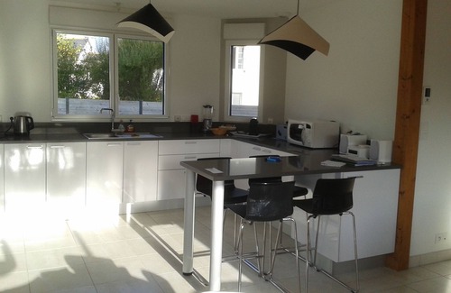 Kerlouet Villa | sea breeze: house, wood, new, on GR34