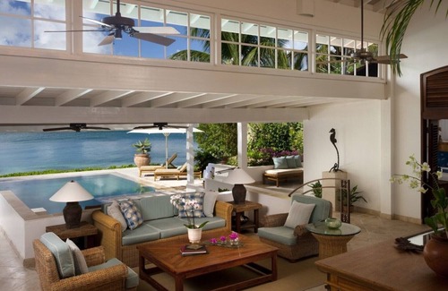 Long Island Villa | SEA HORSE VILLA AT JUMBY BAY - Luxury 3 bedroom beachfront villa - jumby bay resort