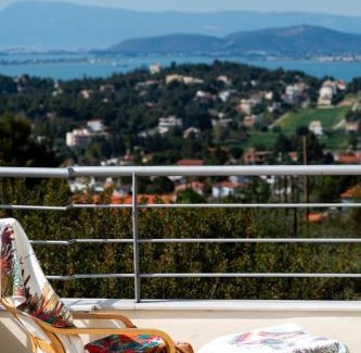 Tanagra Villa | Sea & mountain view-Private balcony-Dilesi by ΜΡS