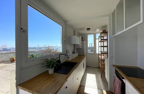 Saint-Nazaire Apartment | Sea view apartment - 2 terraces