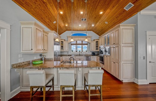 Port St. Joe House | Seaclusion: Beachfront Home- Private Pool, Porch Swings, In Secluded Dunes!