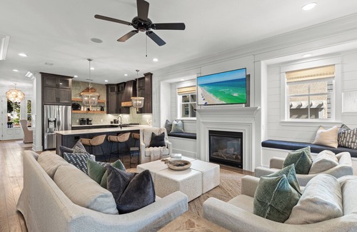 WaterSound West Beach House | "Seaglass" Watersound home with Golf Cart, Pool, and Private Beach