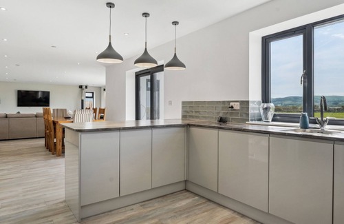 Borth House | Seaside new build holiday home. Beautiful modern family home next to beach