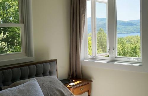 Bolton Landing Cabin | Secluded Bolton Cabin – Private Dock & Majestic Lake Views