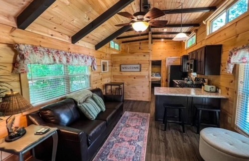 Talisheek Cabin | Secluded cozy tiny cabin on the water with fire pit and private dock