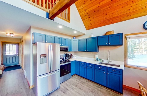 Thompsonville House | Secluded dog-friendly riverfront home with deck, firepit, fireplace, & grill
