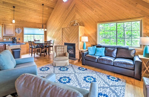 Manistique House | Secluded Lake Michigan Home: Private Fire Pit