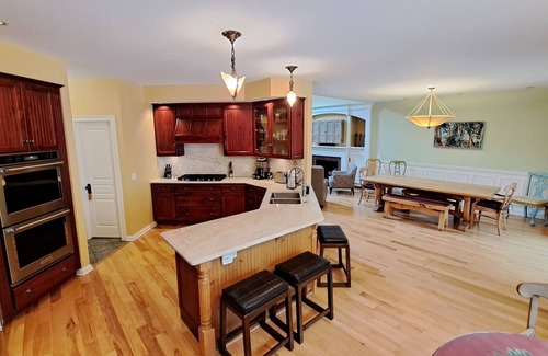 Three Oaks House | Secluded retreat w/Heated pool guest house 13 acres pool table playground