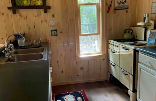Hopkinton Cabin | Secluded River Overlook Cabin on 160 acres