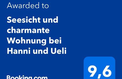 Bottighofen Apartment | Seesicht und charmante Wohnung bei Hanni und Ueli