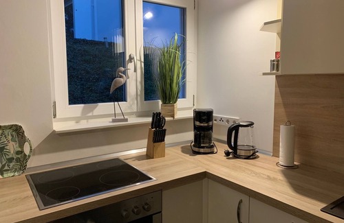 Langenargen Apartment | SeeVital vacation apartment - 4 minutes to Lake Constance. Quiet location with terrace.