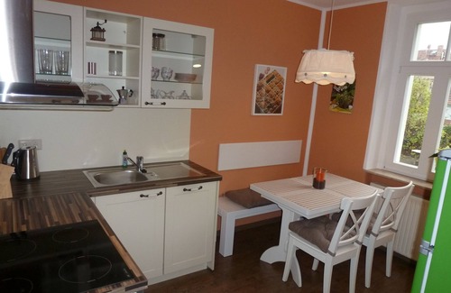 Briesnitz Apartment | Semi-detached house as a holiday home over 2 floors for max. 5 people with 2 bedrooms