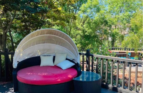 Saratoga House | Separate Entrance, Private New Suite + Bath+ Patio