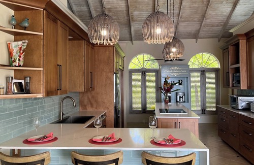 Soufriere Villa | Serene, spacious, stylish, staffed villa. New kitchen! Near Anse Chastanet.