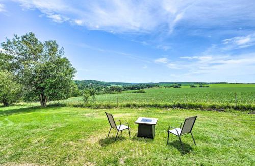Blanchardville House | Serene Views Quiet Farmhouse Cabin in Wisconsin!
