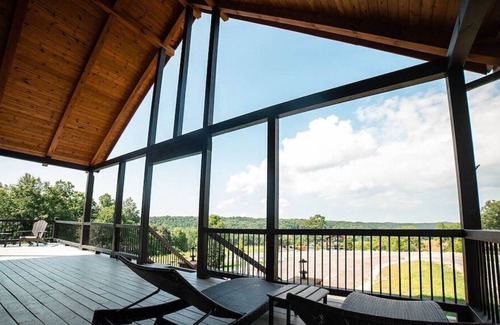 Creola House | "Serenity Ridge", a Luxury log estate with Views, Pool, Hot Tub, Game Room +more