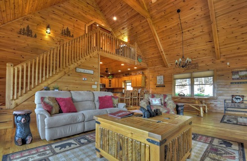 Morganton Cabin | Shepherd's Sky View | Secluded | MTN Views | Pool Table |