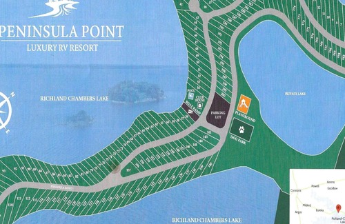 Kerens RV Rental | Site 23 @ Peninsula Point