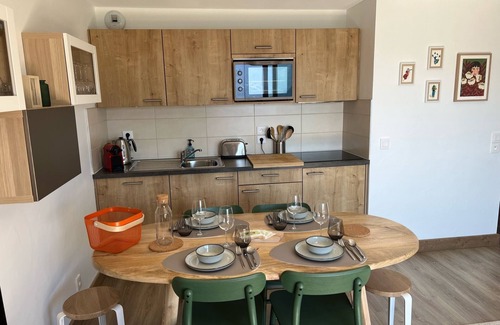 Doucy-Combelouviere Apartment | Ski in ski out apartment with exceptional view