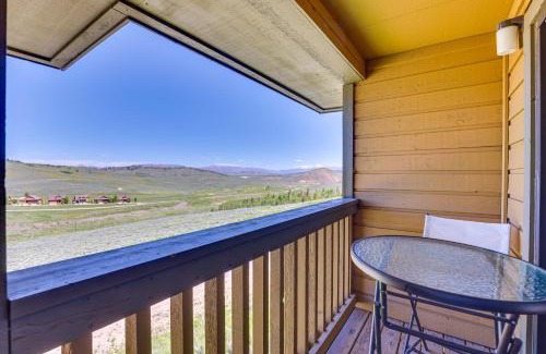 Granby Apartment | Ski-InandOut Granby Condo with Mtn Views and Balcony!