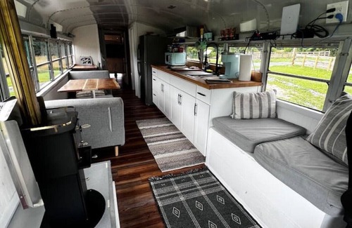 Elton House | Skoolie New River Gorge - Greenie