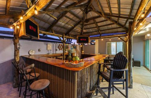 Dana Shores House | Sleeps 10 Tiki Bar Private Pool Hot Tub Fire Pit