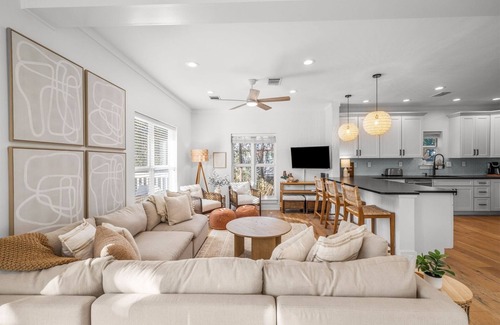Seacrest House | Sleeps 21! Private Pool, Game Room, LSV, Bikes, & Carriage House!