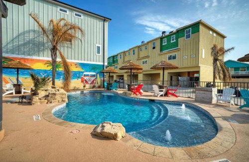 Port Aransas House | Sleeps 33 4 Condos Walk to the Beach Resort-Style Pool Endless Summer Resort