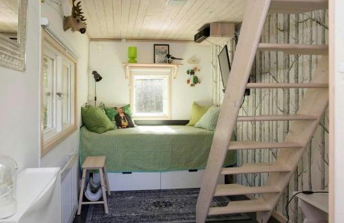 Lilla Edet House | Small Cabin With Outdoor Kitchen By Forest Stream
