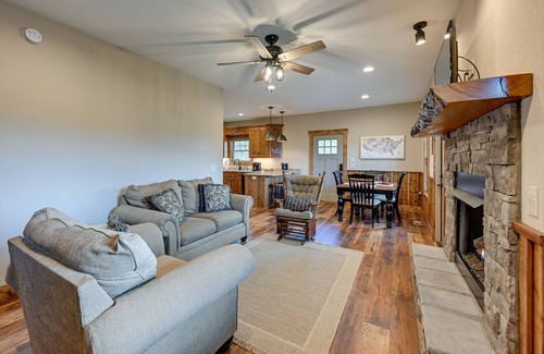 Andrews Cabin | Smoky Mountain Cabin Rental: Game Room, Fire Pit!