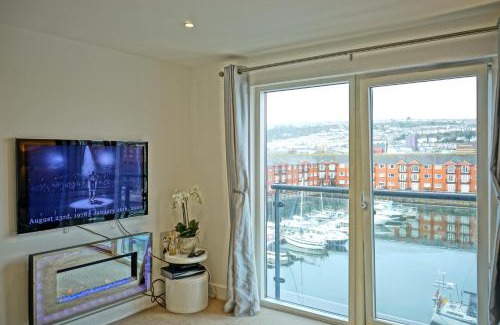 Castle Apartment | Soak up the Light at a Soothing, Stylish Apartment in Swansea Marina