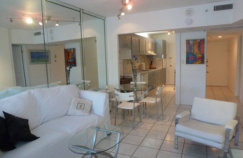 South Beach Apartment | SOBE Miami Bch LINCOLN RD &BCH 1 Bed/Liv OCEAN VIEWS TERRACEfree Park POOL GYM