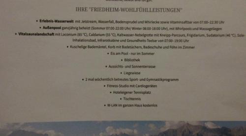 Weerberg Hotel | Sonnenresidenz Friedheim