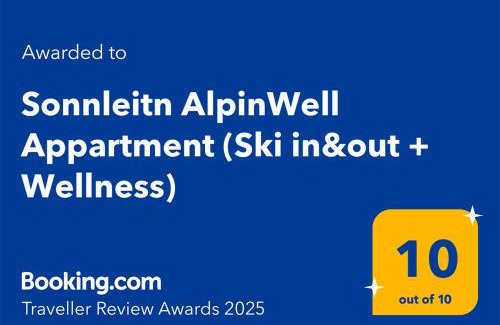 Sonnleitn Apartment | Sonnleitn AlpinWell Appartment (Ski in&out + Wellness)