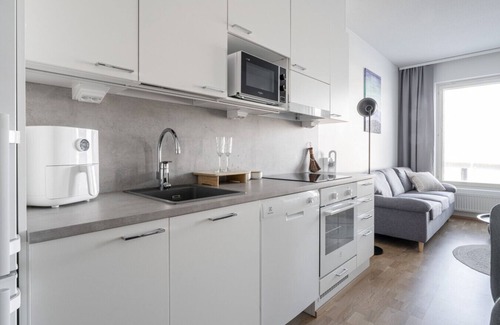 Tampere Apartment | Spacious 1BR Apartment with Sauna along the Tram Route