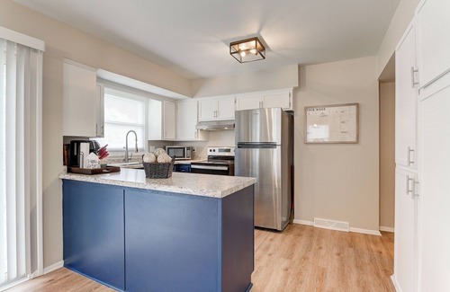 Waukesha Apartment | Spacious 3-BR with aesthetic living room & fully equipped kitchen in Waukesha