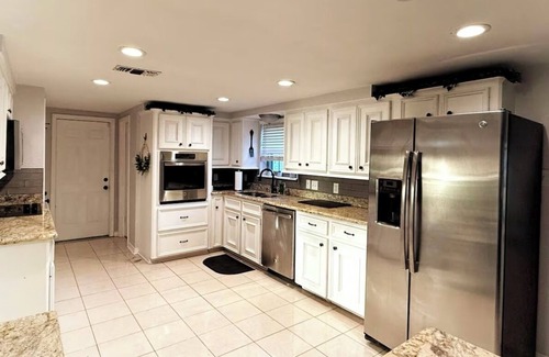 Magnolia House | Spacious 4-bedroom house in Magnolia. Visit our mini-cow, donkeys and goats!
