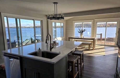 Geneseo House | Spacious 4-bedroom house on Conesus Lake. 110 feet of lakefront with hot tub