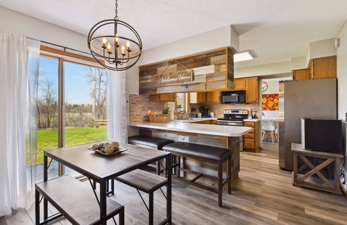 Maple Grove House | Spacious 4 BR with King Suite, 3 BA, 3 stall Garage, Game Rm, Prime Location