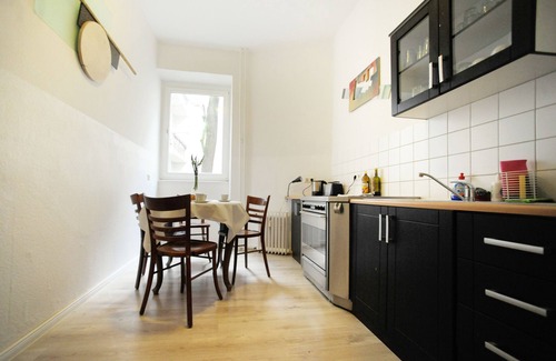 Gesundbrunnen Apartment | Spacious and Renovated Pre-War Apartment With a New Bath and 2 Balconies