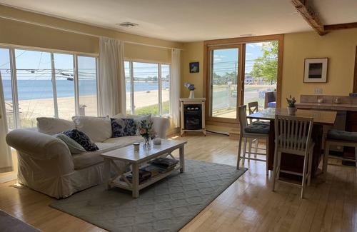 Milford Apartment | Spacious apartment with Spectacular Views of LI Sound across from private beach