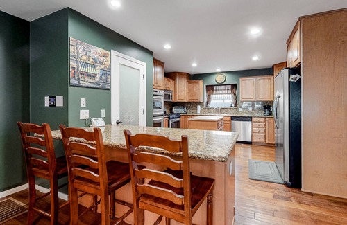 Arrowbear Lake House | Spacious, classic home near skiing - fireplace, game room & summer seasonal pool