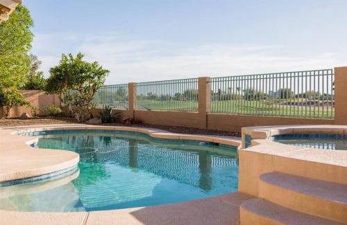 Palm Valley House | Spacious golf course house with pool heater, spa
