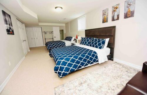 Amherstview Apartment | Spacious Hearth Escape with Natural Light & fireplace