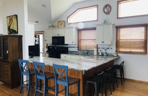 Ocean Sands House | Spacious home, heated Priv saltwater pool, cabana, volley ball, game room, views