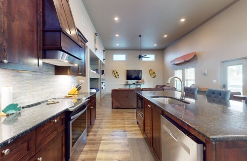 Leeward Sands House | Spacious home near ocean with deck, outdoor shower, W/D & AC
