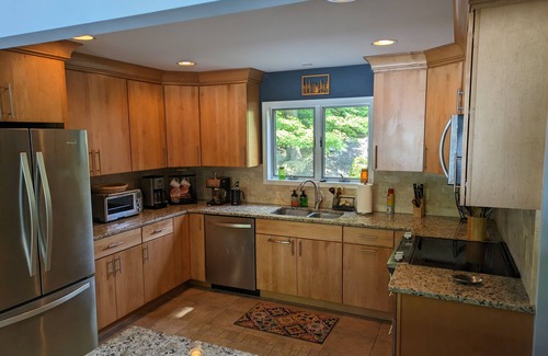 Lake Ariel House | Spacious lakefront home w/deck, firepit, and pergola in Hideout gated community