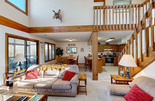Mineral House | Spacious lakefront house w/ping pong table, fire pit, deck, patio & grill