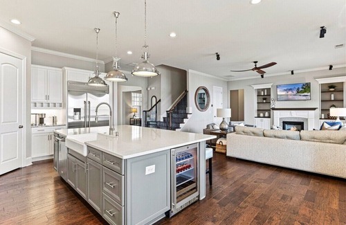 Denver House | Spacious, luxurious Port Royale Lakefront, water access and a massive Dock, wide lake view sleeps 22